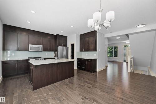 7506 May Common, Edmonton, AB - Indoor Photo Showing Kitchen With Upgraded Kitchen