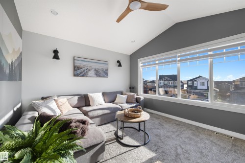 4915 38 Street, Beaumont, AB - Indoor Photo Showing Living Room
