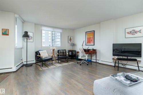 801 12141 Jasper Avenue, Edmonton, AB - Indoor Photo Showing Living Room