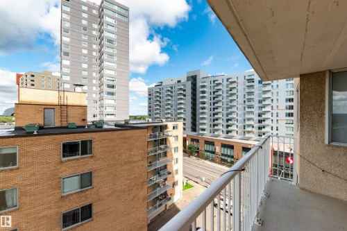 801 12141 Jasper Avenue, Edmonton, AB - Outdoor With Balcony