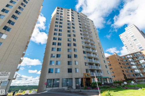 801 12141 Jasper Avenue, Edmonton, AB - Outdoor With Balcony With Facade