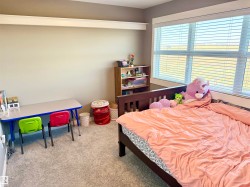 Bedroom with light carpet - 