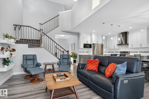 4301 38A Street, Beaumont, AB - Indoor Photo Showing Living Room