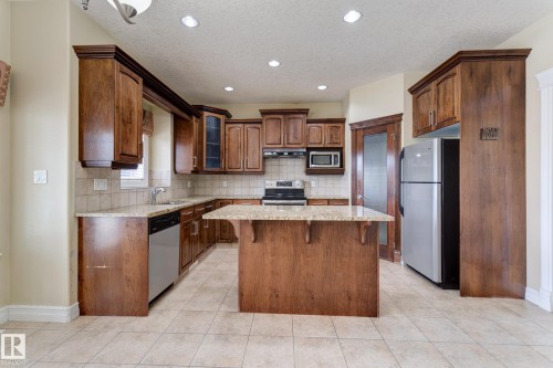 3621 28A Street, Edmonton, AB - Indoor Photo Showing Kitchen With Double Sink