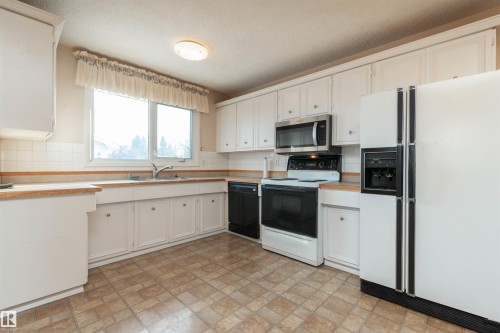 3 Strathcona Place, Sherwood Park, AB - Indoor Photo Showing Kitchen With Double Sink