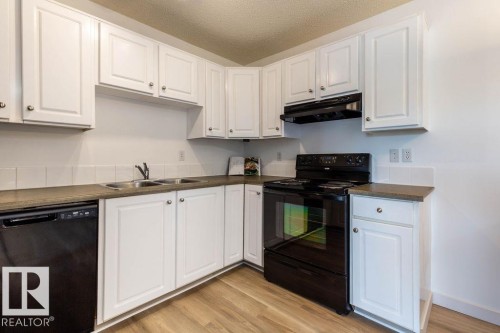 52 10208 113 Street, Edmonton, AB - Indoor Photo Showing Kitchen With Double Sink