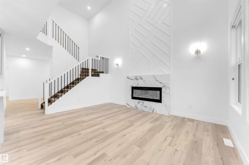 60 Hemingway Crescent, Spruce Grove, AB - Indoor With Fireplace