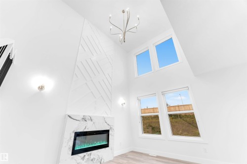 60 Hemingway Crescent, Spruce Grove, AB - Indoor With Fireplace