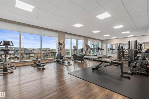 101 5151 Windermere Boulevard, Edmonton, AB - Indoor Photo Showing Gym Room