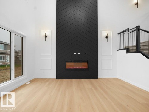 3326 Chickadee Dr, Edmonton, AB - Indoor With Fireplace