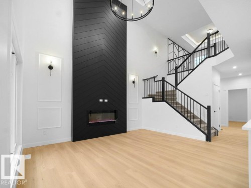 3326 Chickadee Dr, Edmonton, AB - Indoor With Fireplace