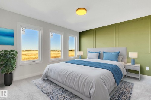 28 Eldridge Point(E), St. Albert, AB - Indoor Photo Showing Bedroom