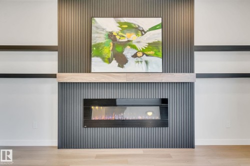 28 Eldridge Point(E), St. Albert, AB - Indoor With Fireplace