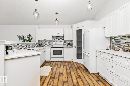 7822 Schmid Place, Edmonton, AB - Indoor Photo Showing Kitchen With Upgraded Kitchen