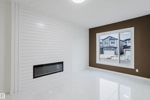 4113 67 Street, Beaumont, AB - Indoor With Fireplace
