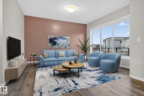 3319 8 Street, Edmonton, AB - Indoor Photo Showing Living Room
