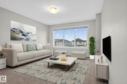 3319 8 Street, Edmonton, AB - Indoor Photo Showing Living Room