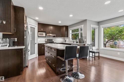 3747 30 Street, Edmonton, AB - Indoor Photo Showing Kitchen With Upgraded Kitchen