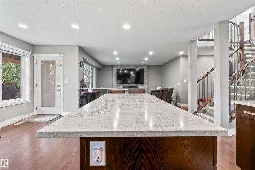 3747 30 Street, Edmonton, AB - Indoor Photo Showing Kitchen With Upgraded Kitchen