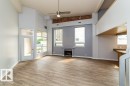 208 10009 102 Avenue, Edmonton, AB  - Indoor With Fireplace 