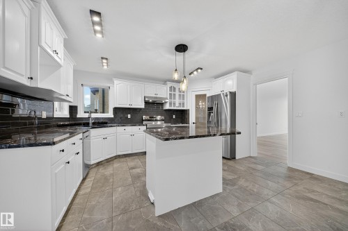 10916 175 Avenue, Edmonton, AB - Indoor Photo Showing Kitchen With Double Sink