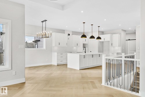 221 Kettyl Court, Leduc, AB - Indoor Photo Showing Kitchen With Upgraded Kitchen