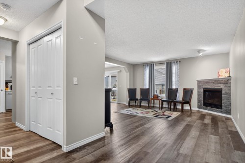 3811 Mclean Close, Edmonton, AB - Indoor With Fireplace