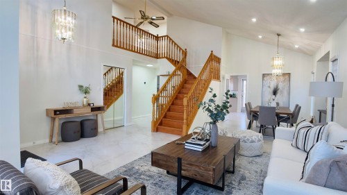 15508 69 Street, Edmonton, AB - Indoor Photo Showing Living Room