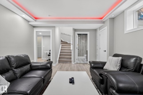149 Awentia Street, Leduc, AB - Indoor Photo Showing Living Room