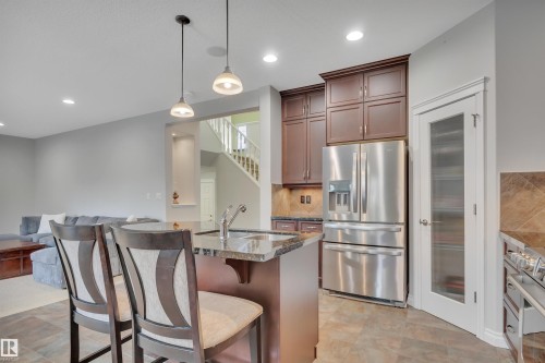 861 Southfork Green, Leduc, AB - Indoor Photo Showing Kitchen With Stainless Steel Kitchen With Upgraded Kitchen