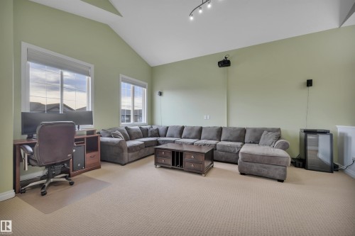 861 Southfork Green, Leduc, AB - Indoor Photo Showing Living Room