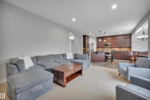 861 Southfork Green, Leduc, AB - Indoor Photo Showing Living Room