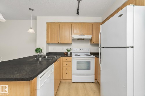 112 630 Mcallister Loop, Edmonton, AB - Indoor Photo Showing Kitchen With Double Sink