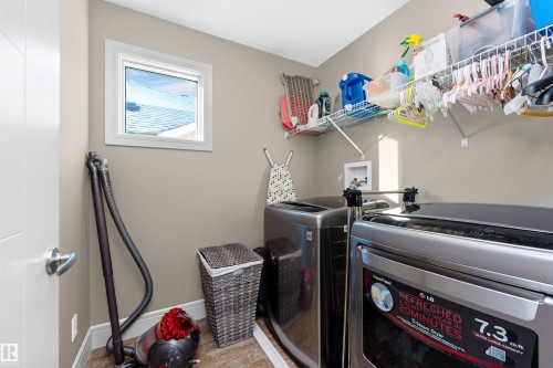 3856 Agar Green, Edmonton, AB - Indoor Photo Showing Laundry Room