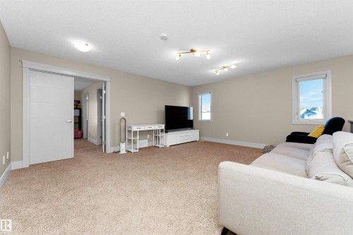 3856 Agar Green, Edmonton, AB - Indoor Photo Showing Living Room