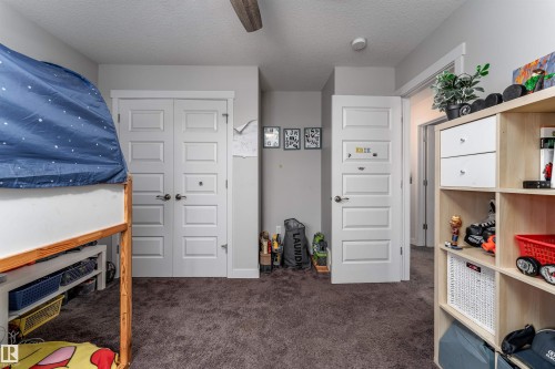9715 205 Street, Edmonton, AB - Indoor Photo Showing Other Room With Fireplace