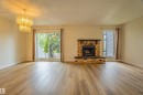 5388 38A Avenue, Edmonton, AB  - Indoor Photo Showing Living Room With Fireplace 