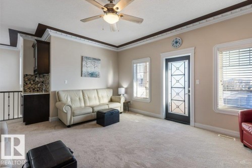 51 Lacombe Drive, St. Albert, AB - Indoor Photo Showing Living Room
