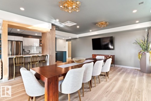 701 10011 123 Street, Edmonton, AB - Indoor Photo Showing Dining Room