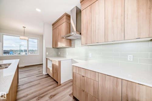 2346 Egret Way, Edmonton, AB - Indoor Photo Showing Kitchen With Double Sink