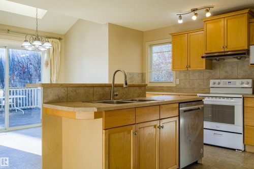 1253 Latta Crescent, Edmonton, AB - Indoor Photo Showing Kitchen With Double Sink
