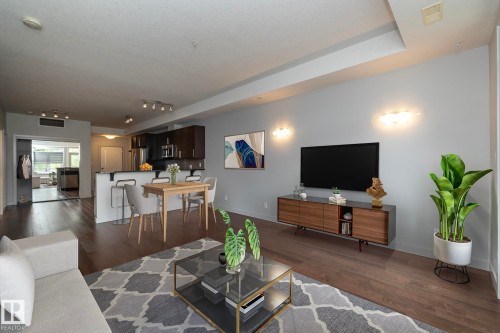213 10811 72 Avenue, Edmonton, AB - Indoor Photo Showing Living Room