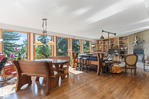 8 Valleyview Point(E), Edmonton, AB - Indoor Photo Showing Dining Room