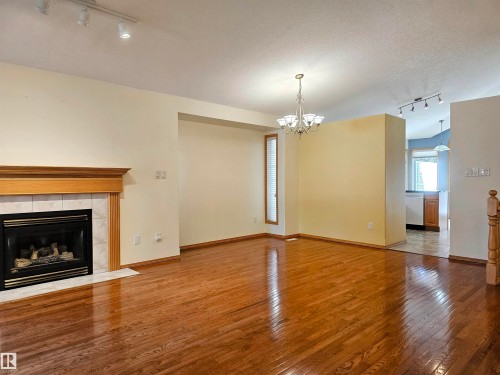 27 Edward Way, St. Albert, AB - Indoor Photo Showing Living Room With Fireplace
