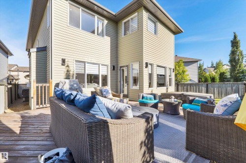 17437 5A Avenue, Edmonton, AB - Outdoor With Deck Patio Veranda With Exterior