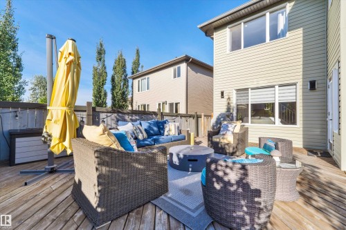 17437 5A Avenue, Edmonton, AB - Outdoor With Deck Patio Veranda With Exterior