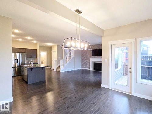 16707 18 Avenue, Edmonton, AB - Indoor With Fireplace
