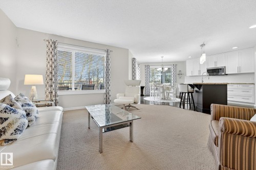46 Snowbird Crescent, Leduc, AB - Indoor Photo Showing Living Room