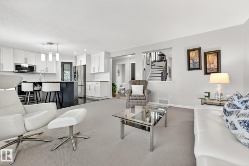 46 Snowbird Crescent, Leduc, AB - Indoor Photo Showing Living Room