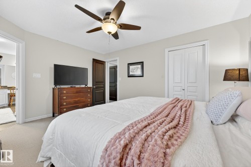 46 Snowbird Crescent, Leduc, AB - Indoor Photo Showing Bedroom